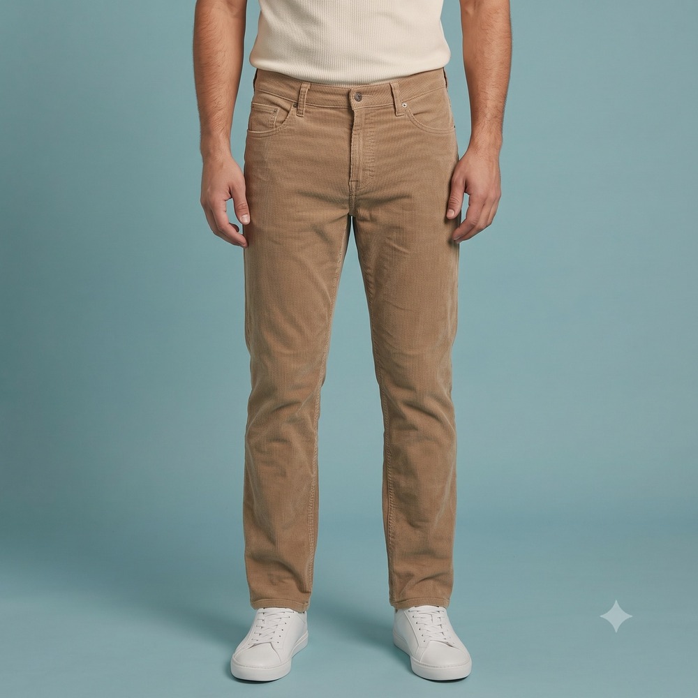 1901 Ballard Slim Fit‎ Corduroy Pants Mens 32x32 Nordstrom Tan Brown ND391000MN